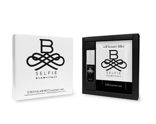 B-Selfie Eyes Glam Set - Eye Zone Care - Hyaluronic Microneedle Patches 4pc & Eyes Ultra Fillers Serum 15ml