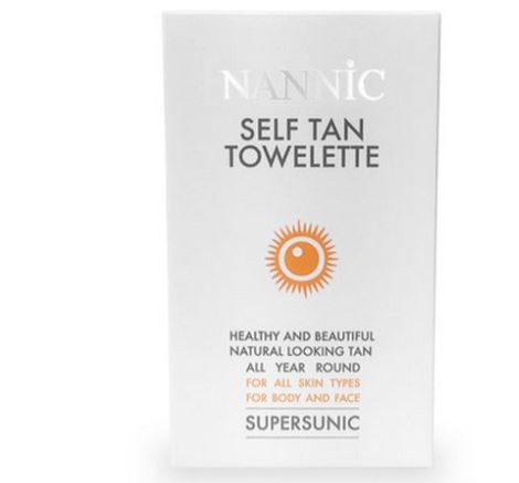 Nannic Self Tan Towelette Supersunic 5pc